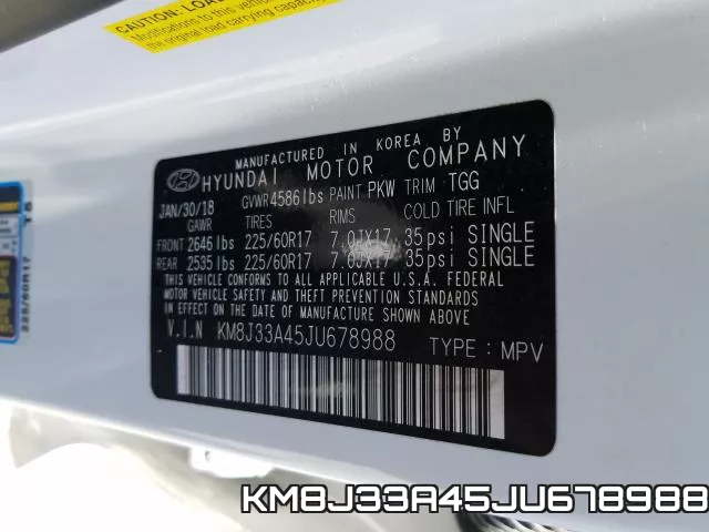 KM8J33A45JU678988 фото 2