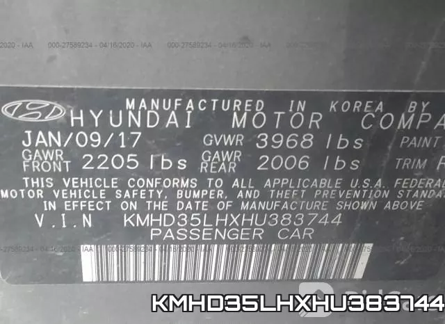KMHD35LHXHU383744 фото 10