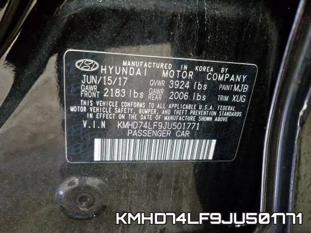 KMHD74LF9JU501771 фото 2