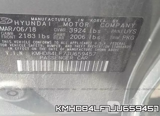 KMHD84LF7JU659457 фото 10