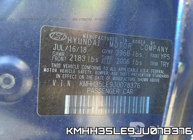KMHH35LE9JU078376 фото 10