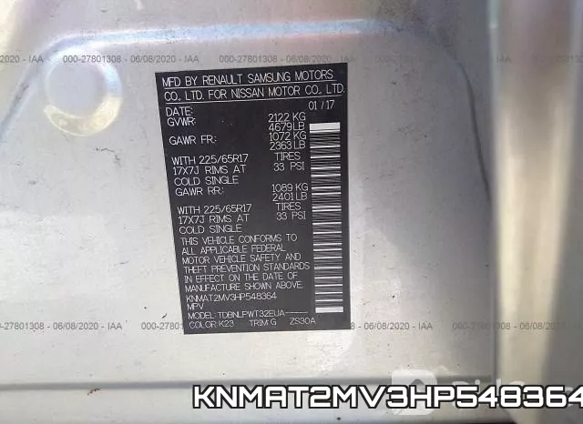 KNMAT2MV3HP548364 фото 10