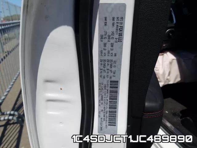 1C4SDJCT1JC489890 фото 2