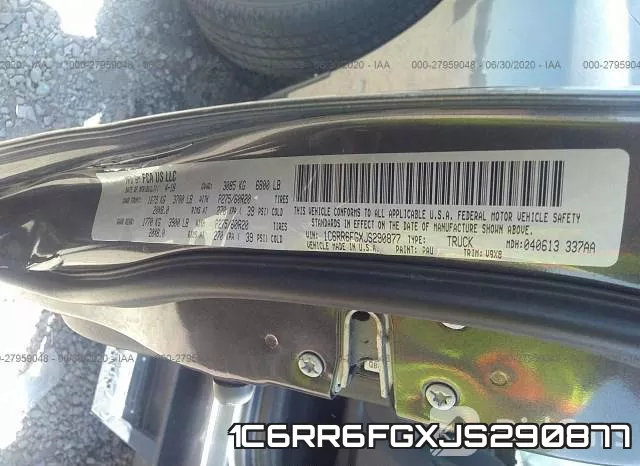 1C6RR6FGXJS290877 фото 10