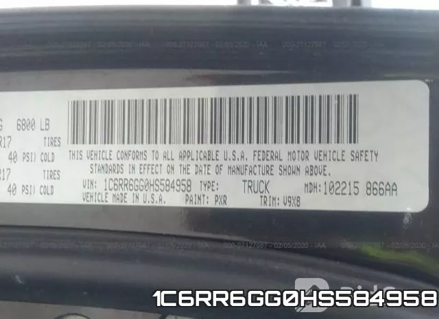 1C6RR6GG0HS584958 фото 10
