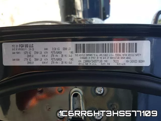 1C6RR6HT3HS577109 фото 2