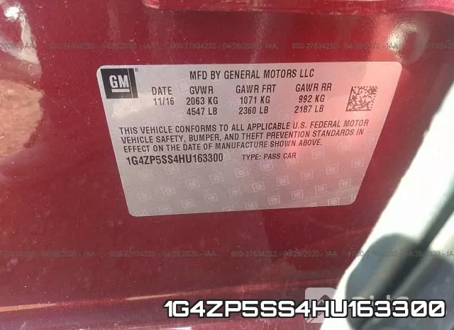 1G4ZP5SS4HU163300 фото 10