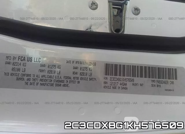 2C3CDXBG1KH576509 фото 10