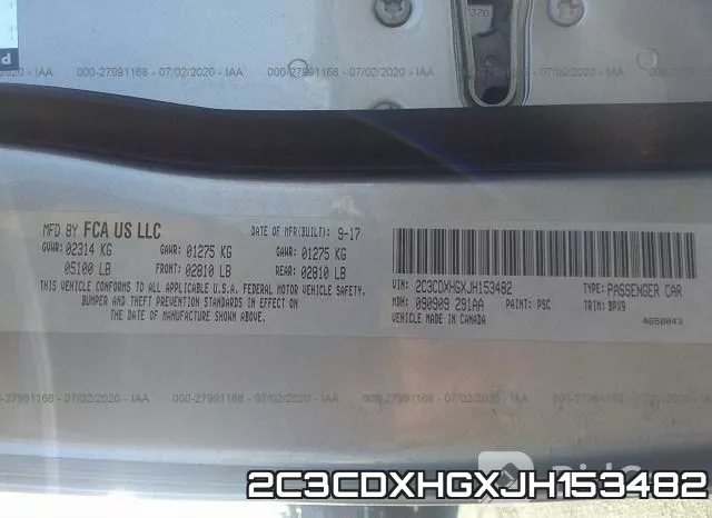2C3CDXHGXJH153482 фото 10