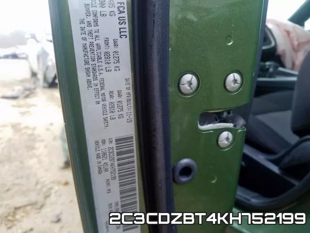 2C3CDZBT4KH752199 фото 2