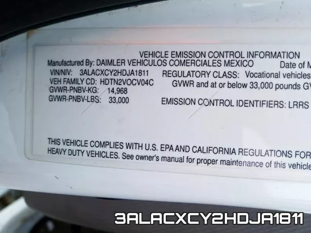 3ALACXCY2HDJA1811 фото 2