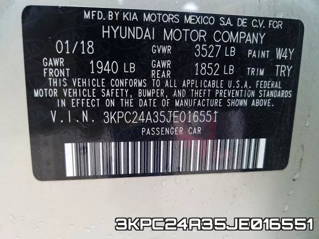 3KPC24A35JE016551 фото 2