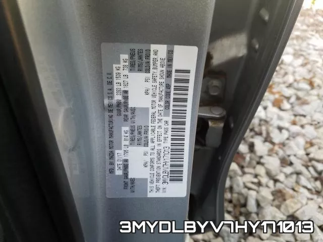 3MYDLBYV7HY171013 фото 2