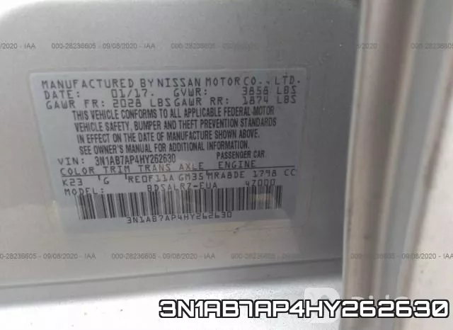 3N1AB7AP4HY262630 фото 10