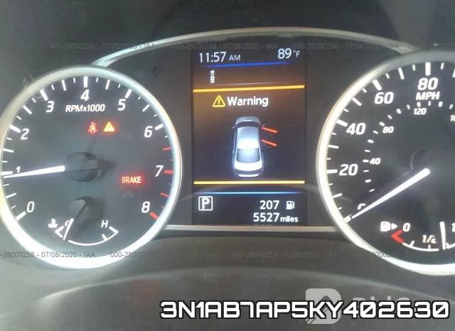 3N1AB7AP5KY402630 фото 8