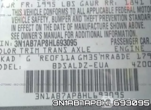 3N1AB7AP8HL693095 фото 10