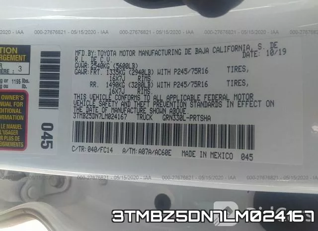 3TMBZ5DN7LM024167 фото 10