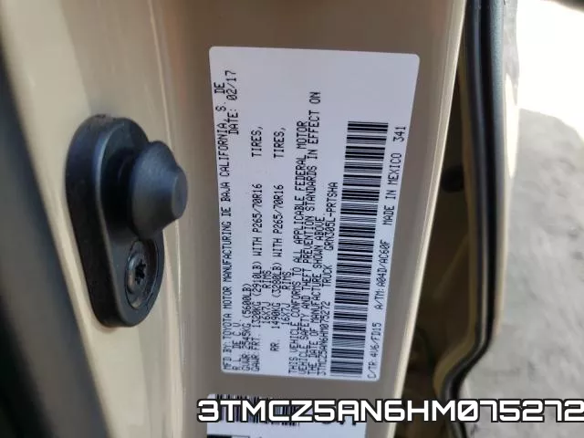 3TMCZ5AN6HM075272 фото 2