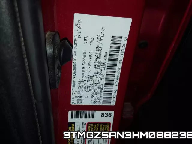 3TMGZ5AN3HM088238 фото 2