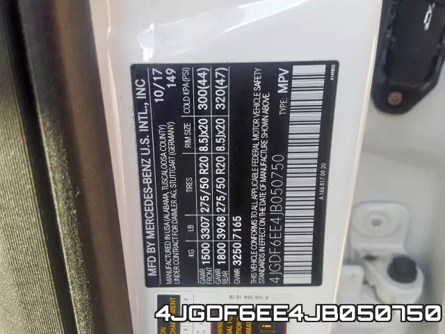 4JGDF6EE4JB050750 фото 2