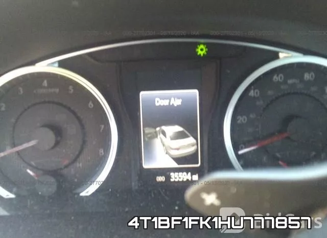 4T1BF1FK1HU777857 фото 8