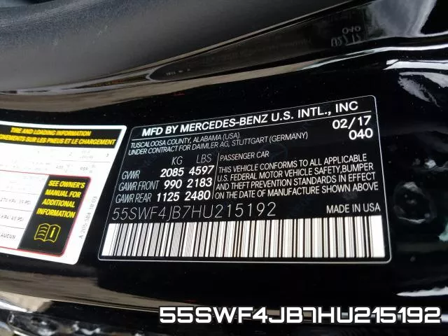 55SWF4JB7HU215192 фото 2