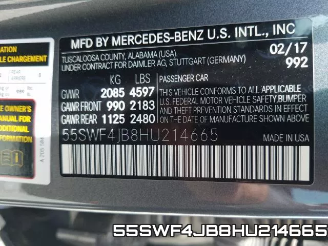 55SWF4JB8HU214665 фото 2