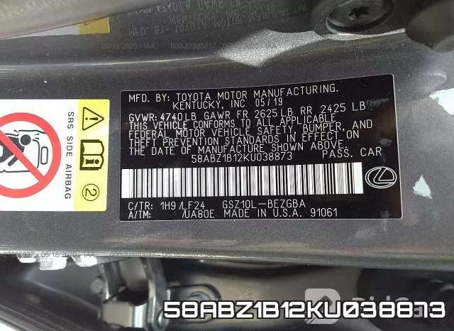 58ABZ1B12KU038873 фото 10