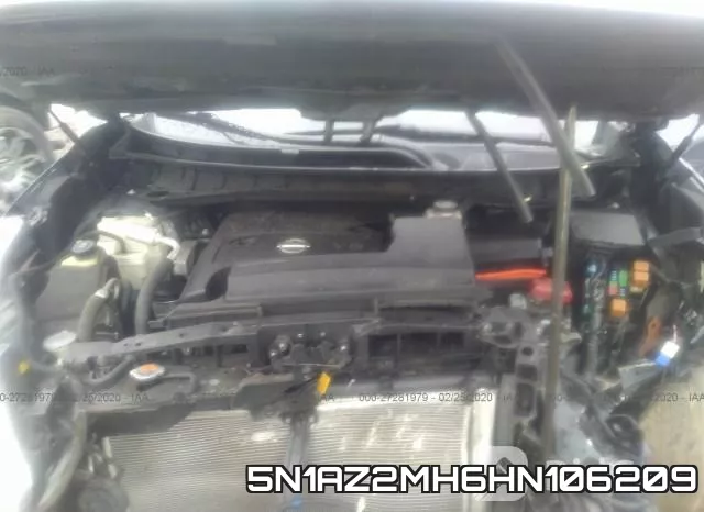 5N1AZ2MH6HN106209 фото 2