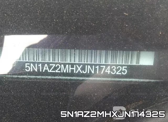 5N1AZ2MHXJN174325 фото 10