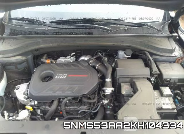 5NMS53AA2KH104334 фото 2