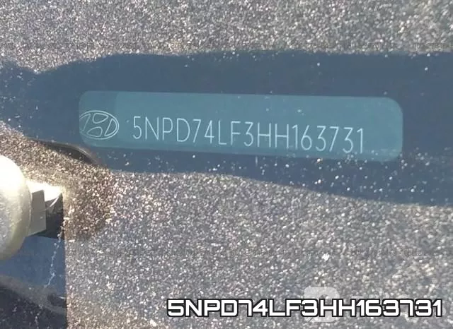 5NPD74LF3HH163731 фото 10