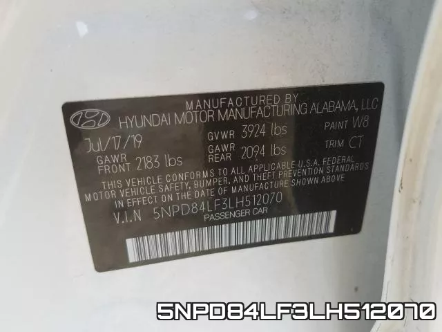 5NPD84LF3LH512070 фото 2