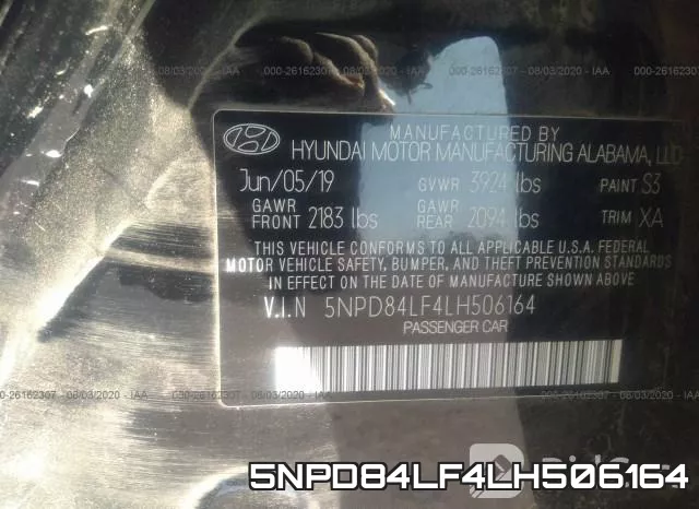 5NPD84LF4LH506164 фото 10