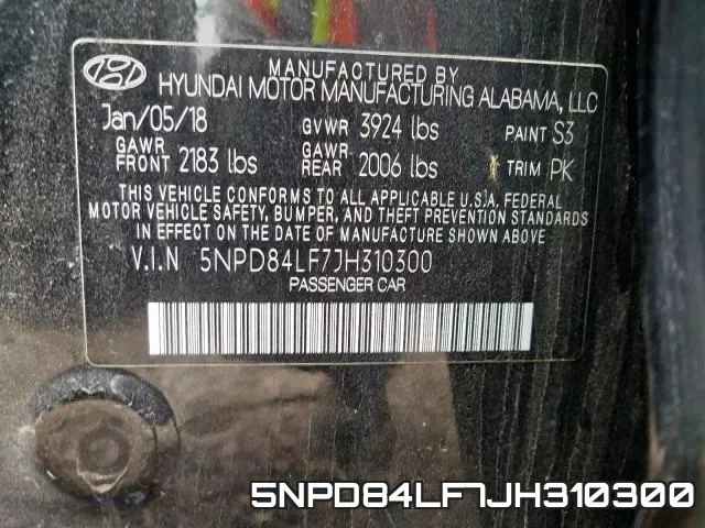 5NPD84LF7JH310300 фото 2