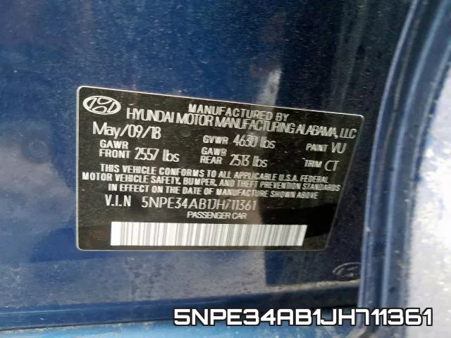 5NPE34AB1JH711361 фото 2