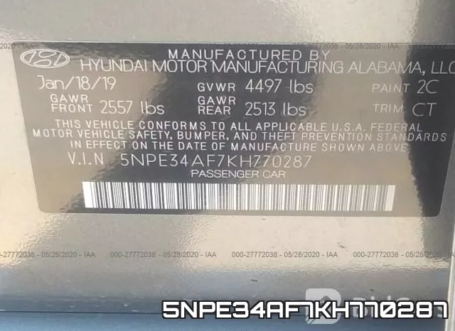 5NPE34AF7KH770287 фото 10