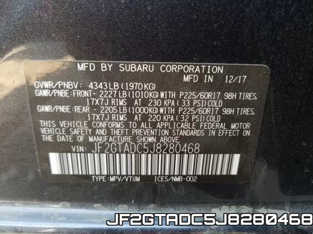 JF2GTADC5J8280468 фото 2