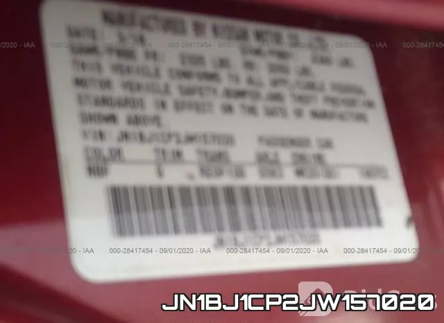 JN1BJ1CP2JW157020 фото 10