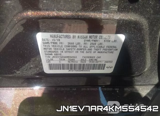 JN1EV7AR4KM554542 фото 10