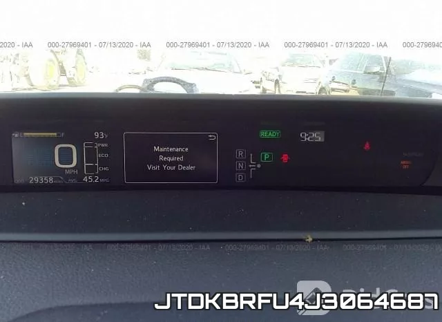 JTDKBRFU4J3064687 фото 8