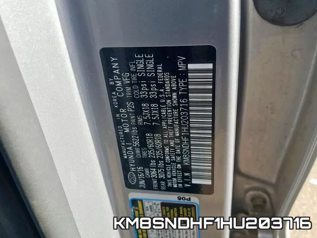 KM8SNDHF1HU203716 фото 2