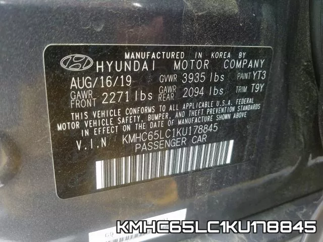 KMHC65LC1KU178845 фото 2