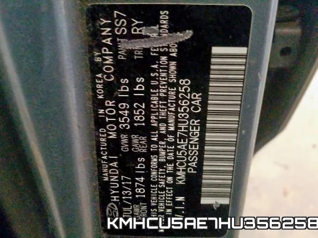 KMHCU5AE7HU356258 фото 2