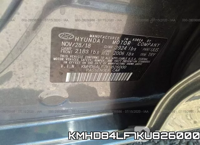 KMHD84LF7KU826000 фото 10
