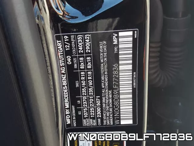 W1N0G8DB9LF772836 фото 2