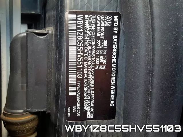 WBY1Z8C55HV551103 фото 2