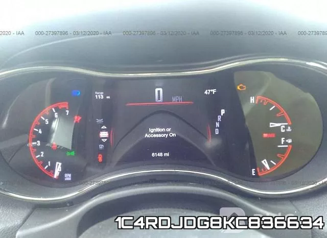 1C4RDJDG8KC836634 фото 8