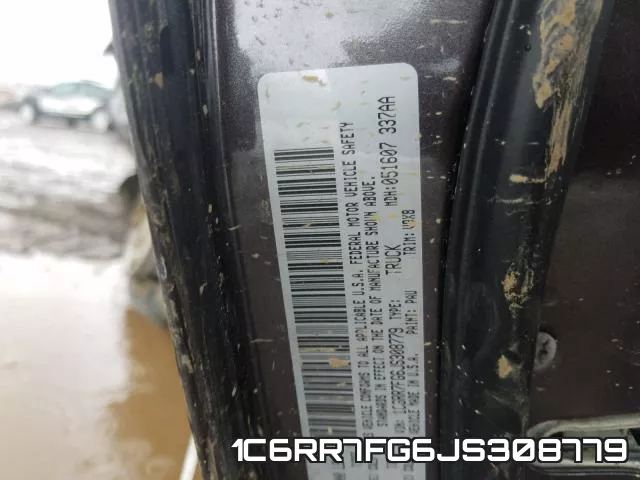 1C6RR7FG6JS308779 фото 2