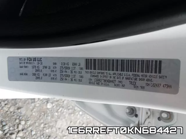 1C6RREFT0KN684427 фото 2